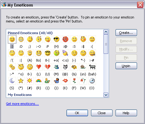 I miss you shitty msn emotes