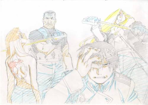 toxiccaves:  Compilation of FMA promo art drafts