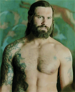 joligraphie:  Imagine being afraid of Rollo  - because of his physique and reputation - and him finding you very cute and attractive because of this