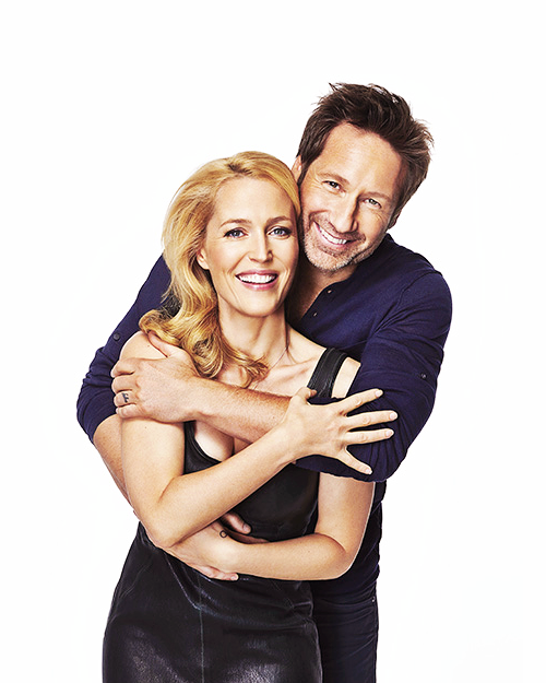 akiplo:  David Duchovny and Gillian Anderson before The X-Files revival. 