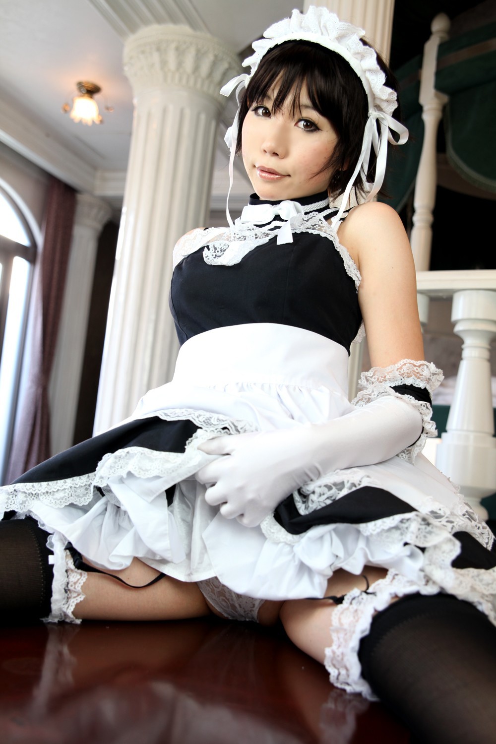 cosplayjapanesegirlidols:He is My Master - Izumi Sawatari (Pet Maid) [Higurashi]