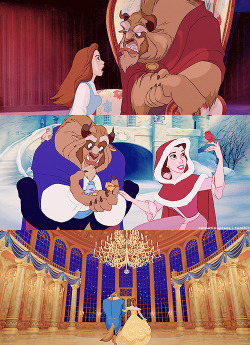 carnationplaza:  disneyyandmore’s screencap/gif challenge: ten couples ↳ [9/10] belle &amp; beast 