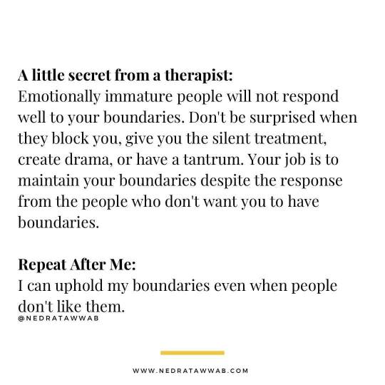 soberscientistlife:Repeat After Me: I can uphold my boundaries even when people don&rsquo;t