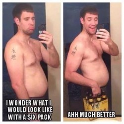 bluenosedelight:  My mom said my beer gut