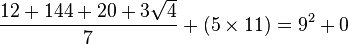 toothlessrebel:  asgardiantelevision:   Doesn’t look like a limerick to you? Try this:  A dozen, a gross, and a scorePlus three times the square root of fourDivided by sevenPlus five times elevenIs nine squared and not a bit more.   THE FUCK FUCK