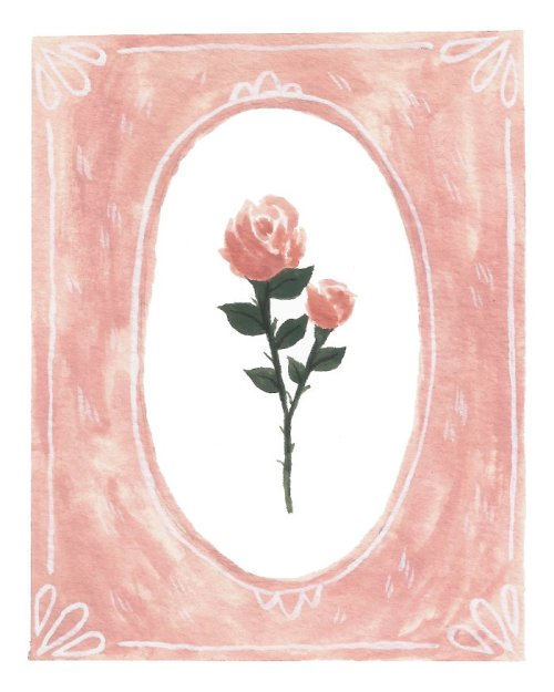 ash-elizabeth-art: Framed flowers High-res downloadable versions of these paintings are available he