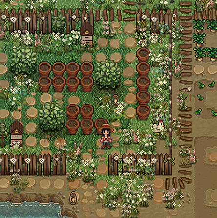 taurusim:my farm is just straight up garden pots everywhere.