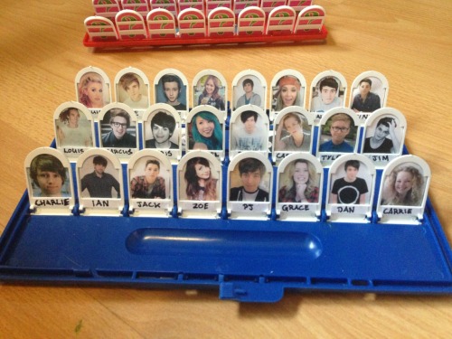 amazingphil:  ali-chuck:  We’re playing youtuber guess who :D  This is so cool!