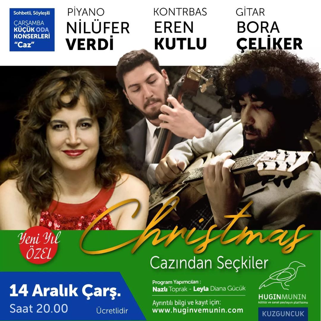 Önümüzdeki çarşamba (14 Aralık), Noel Bora olarak, Bob Ross / Phill Lynott karışımı personamla, sevgili @zeynepniluferverdi ve @erenkutlu_bass ile birlikte bu soğuk kış günlerinde içinizi ısıtacak, sizi huzur ve huşûya kavuşturacak şarkı ve ilahiler...