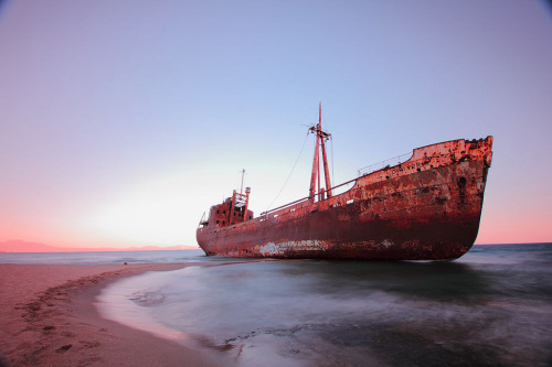 abandonedography: Abandoned ship in Gythio, Greece by EmsiProduction