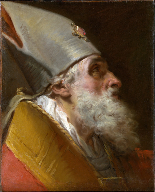 Head of a Bishop, Gaetano Gandolfi, ca. 1770