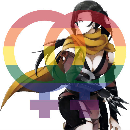 Kagero (Fire Emblem) is a lesbian.