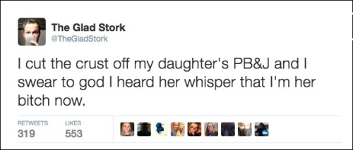 tastefullyoffensive:  Dad Tweets (via imgur)