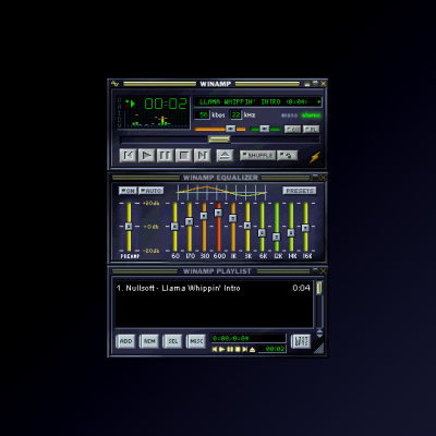 Winamp 2.5 base skin