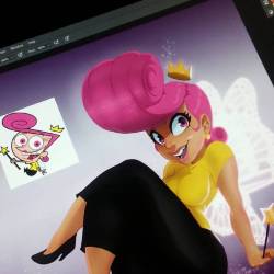 tovio-rogers:#Wanda from #FairlyOddParents. Full version and psd available on #patreon soon