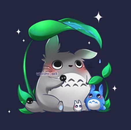 Probably wont believe me if i told you that i just saw totoro recently ://D 
