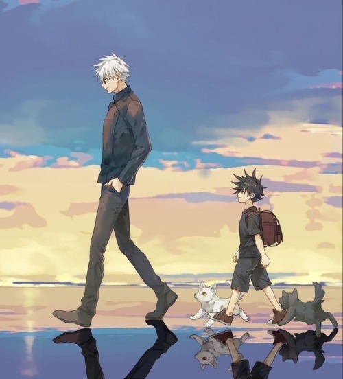Oh Nothing Just Thinking About Dad Gojo.. 