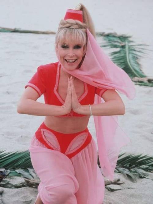 retropopcult:  ilovejeannie: Jeannie Barbara Eden in I Dream of Jeannie (1965-69)   @empoweredinnocence so many ideas for you based on her outfit. 