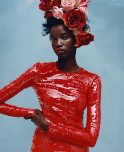 modely-way:    Anok Yai for Vogue US April 2019, shot by Tyler Mitchell.  