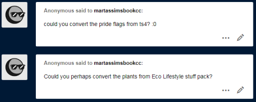 Sure I can do bothI won’t convert all the plants from that pack but if you send me a brief list (5 m