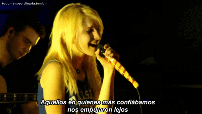 todomenosordinaria:  Paramore - Misguided Ghosts