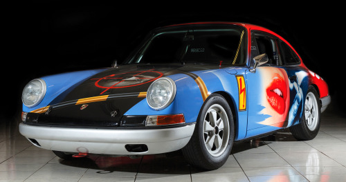 Porsche 911 2.0 Coupé “007” Art Car, 2009, by Peter Klasen. A race modified 1965 911 tra