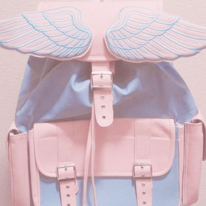 seonuel:  I really love these pastel coloured backpacks! 