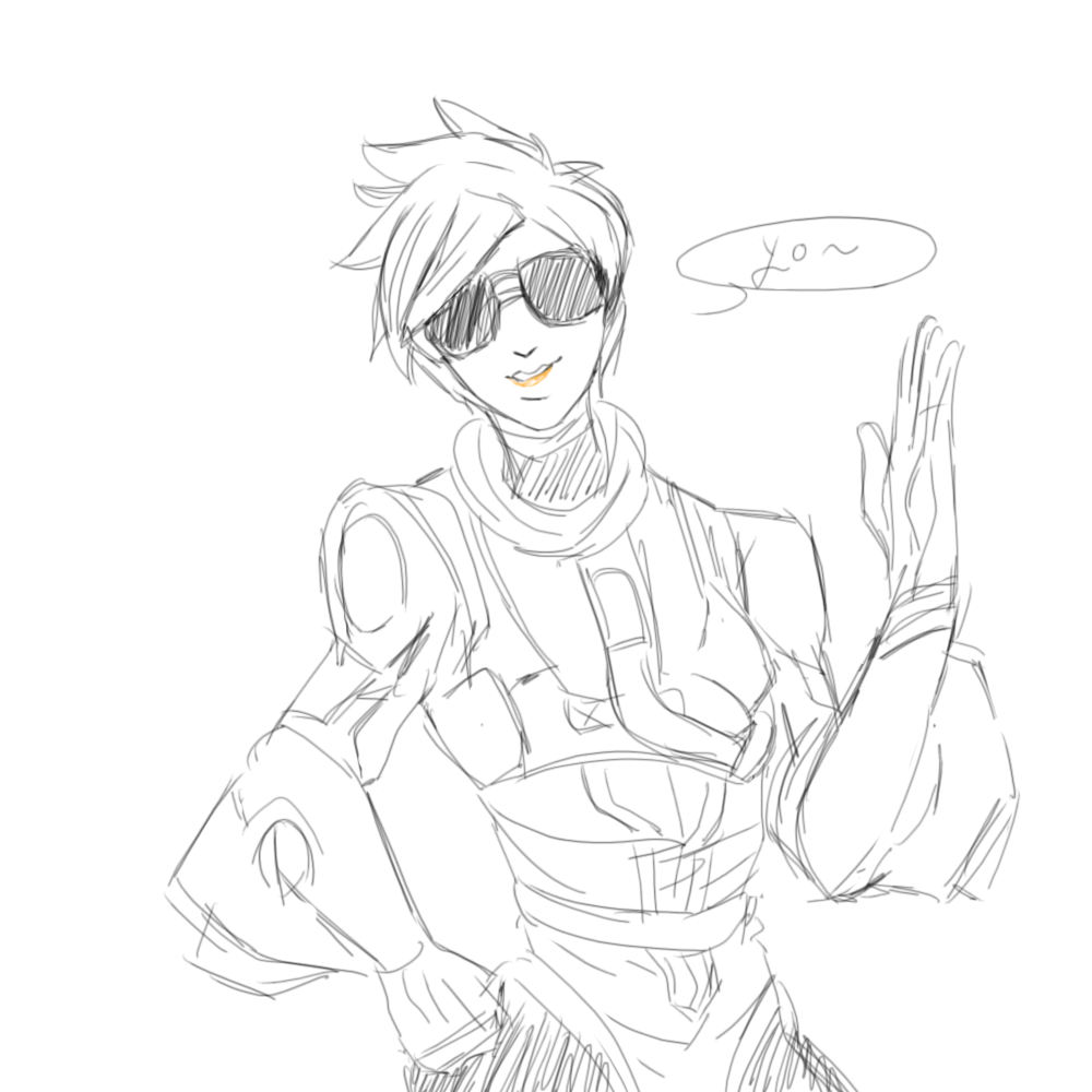 golbeng:  tracer and D.va 