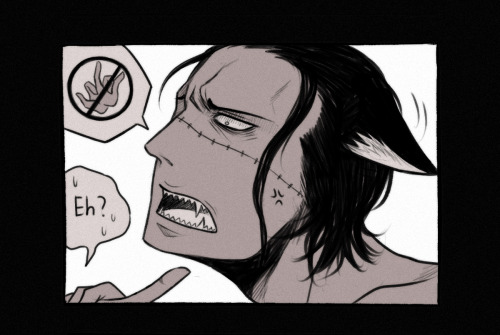 raaawrbin:  raaawrbin:  I’M SORRY THIS IS SO LONG haha but if you like One Piece, and you like Doffy/Crocodile, then I hope you enjoy! Snuck in some Gintama at the end hohoho I just couldn’t envision Crocodile going ‘meow’ or ‘nyan’ so I settled