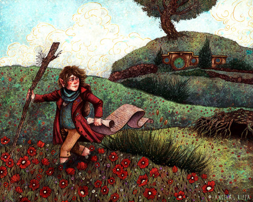 lohrien:Tolkien Illustrations by Angela Rizza  dA l tumblr l shop