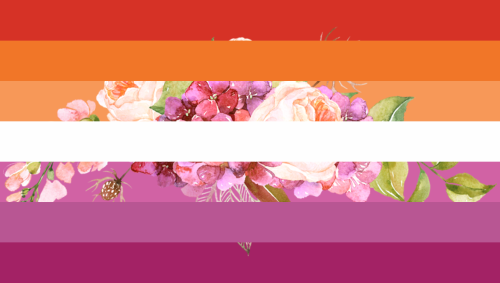 lovely-oasis:LGBT Flower Headers!  Pt. 1 | Pt. 2Let me know if anyone wants these done for other fla
