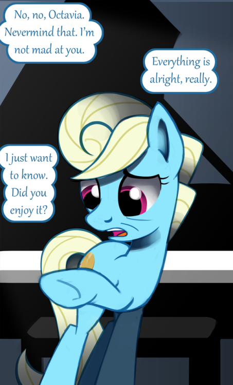 ask-canterlot-musicians:Always a business mare. <3