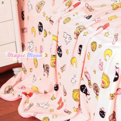 magicmoonstore: ★ Usagi Tsukino Blanket + Pillow Case ★ Visit: magicmoon.storenvy.com 