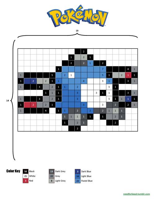 Pokemon:  Magnemite Pokemon is managed by The Pokemon Company.For more Pokemon perler bead designs v