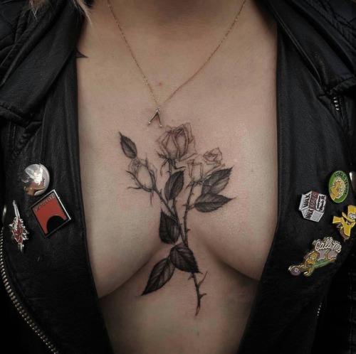 chest tattoo