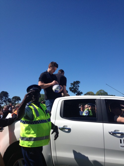 All Blacks Parade in Christchurch