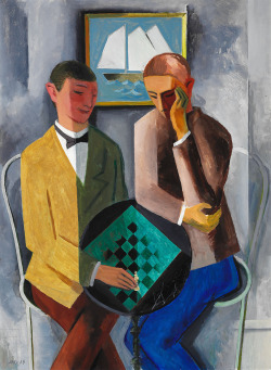 spachetti:  kafkasapartment:The Chess Players,1919. 