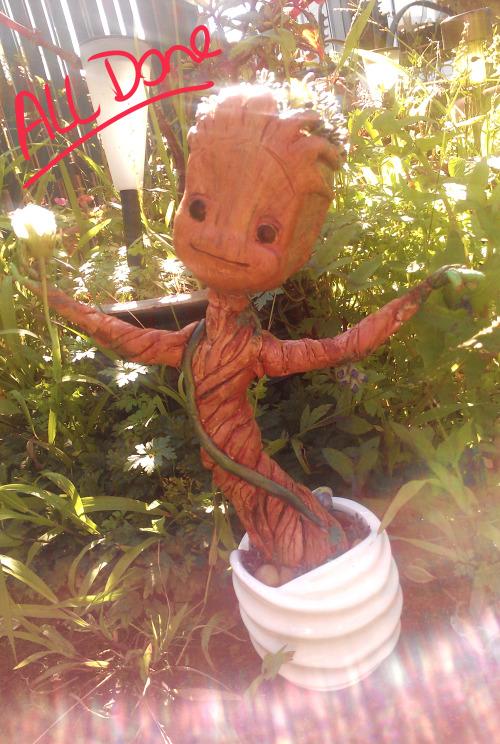 How To Make Your Own Baby Groot Sculpture