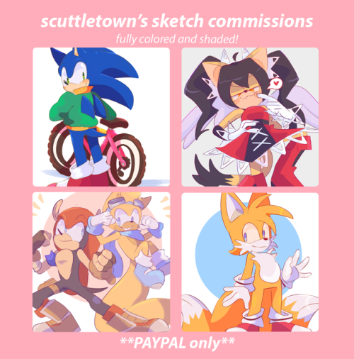 scuttletown:Reopening TWO SLOTS! PayPal payment only!Please DM me if you have any questions or inter