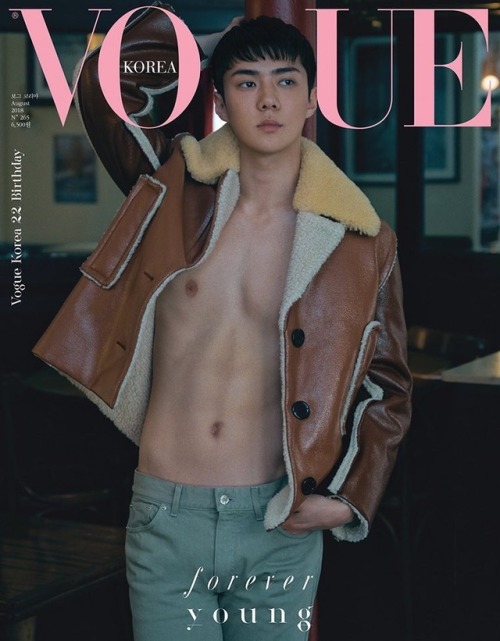 chansebaeksboyslove: {180713} Sehun for Vogue Korea