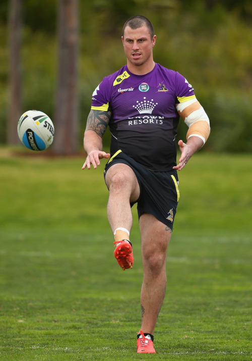 roscoe66: Christian Welch, Slade Griffin, Dayne Weston and Tom Learoyd-Lahrs of the Melbourne Storm 