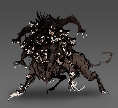 frannydoesthedraw:  Character Challenge Day 8: Draw a non-human character— the less human-looking, the better (so avoid things like elves, vampires, etc.). Bonus: Make up their species instead of using existing mythological creatures. I’m finally