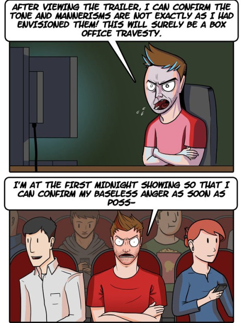 dorkly:The Cycle of Reacting to Comic Book Movie Casting