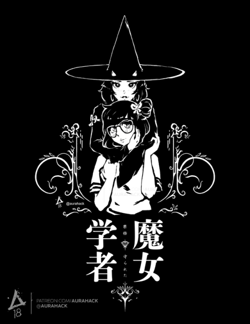 artcrossaura: ✨ NEW SHIRT ✨The Witch and The ScholarFinally made some gay shit for you all to we