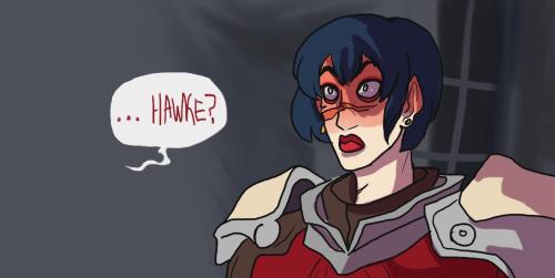 ineffablewitch:                           “….Flatterer.”Also known as the only time Winter Hawke did