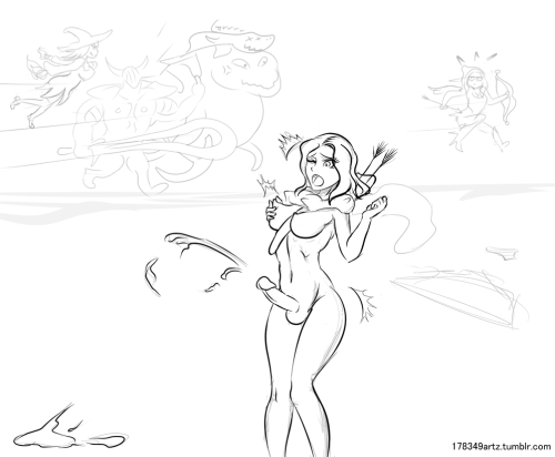 Sex Decided to do a DOTA sketch. And everything pictures