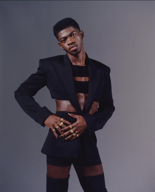 sinnamonscouture:Lil Nas X Covers British GQ Style