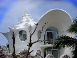 mer-se:  spiritual-realm:  plantgranny:  a sea shell house. like. oh my god can I please live here  NO WAY  my future house