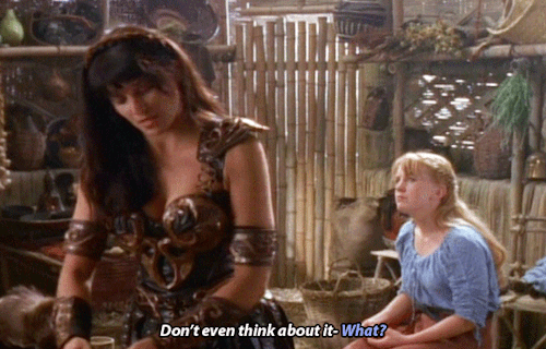 jadedownthedrain:Sorry, Xena, you’ve got yourself a companion for life.