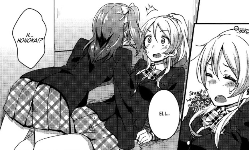 thethoughtsthought:  Nico disapproves of HonoEli 